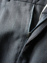Load image into Gallery viewer, 1970&#39;s Pinstripe Wool Blend Pleated Pants - 34&quot;
