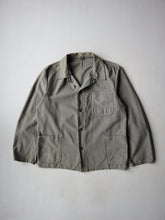 Load image into Gallery viewer, 1970s Faded Green Euro Chore Jacket - M
