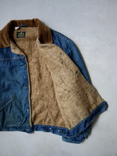 Load image into Gallery viewer, 1970s Maverick Blue Bell Lined Denim Jacket with Corduroy Collar - M
