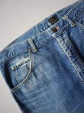 Load image into Gallery viewer, 1970s Distressed Lee Denim Jeans - 35&quot;
