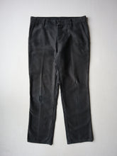 Load image into Gallery viewer, Black French Moleskin Pants with 13 Star Button - 36"
