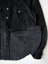 Load image into Gallery viewer, Polo Ralph Lauren Suede Leather Western Shirt - L
