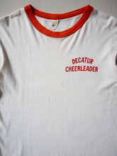 Load image into Gallery viewer, 1970s Distressed Decatur Cheerleader Ringer T-Shirt - S
