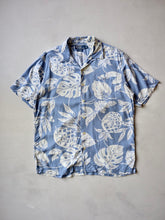Load image into Gallery viewer, 1990&#39;s Polo Ralph Lauren Rayon Loop Collar Shirt - L
