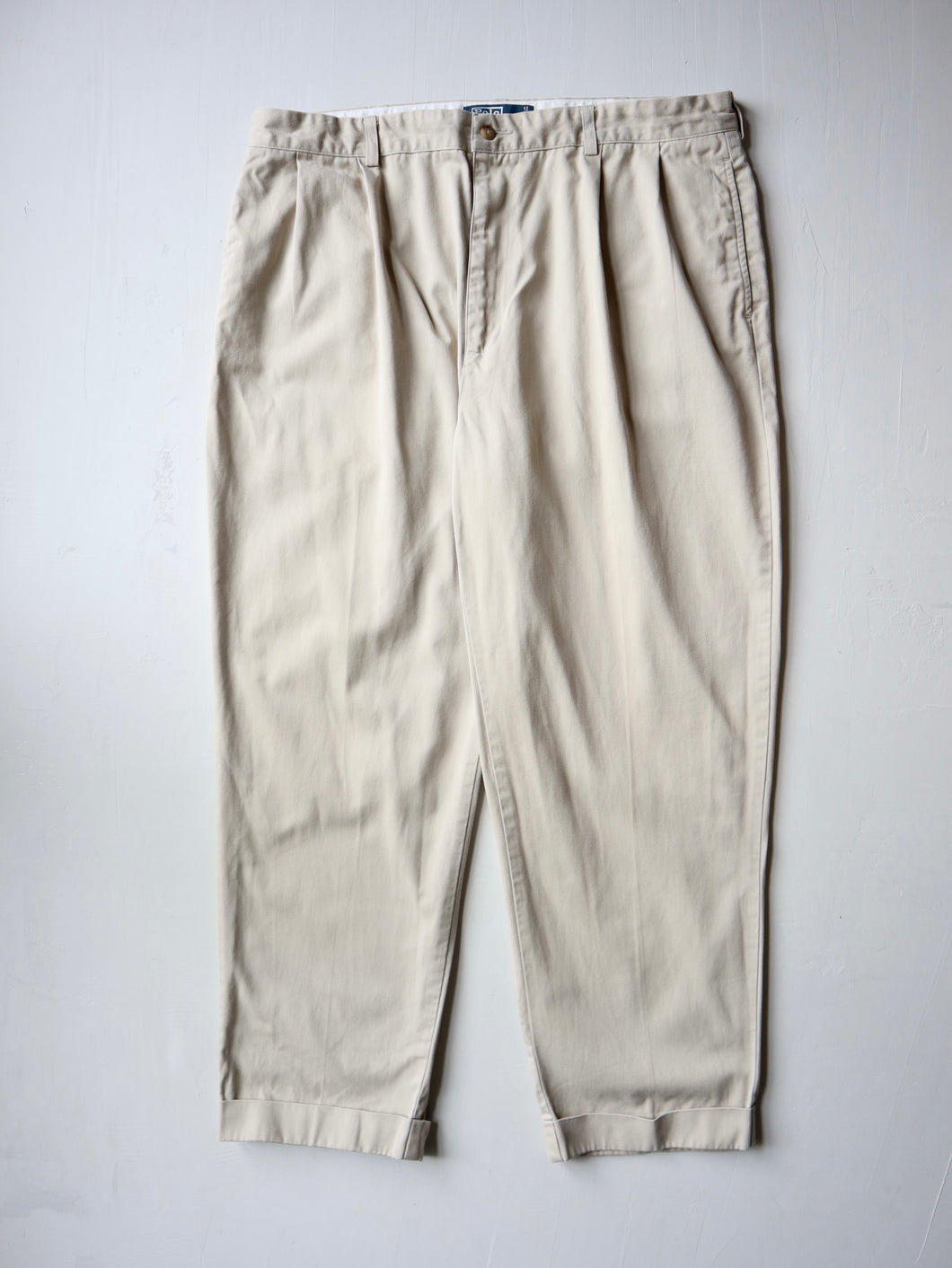 1990s Polo Ralph Lauren Pleated Chino Pants - 40