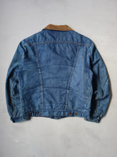 Load image into Gallery viewer, 1970s Maverick Blue Bell Lined Denim Jacket with Corduroy Collar - M
