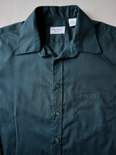 Load image into Gallery viewer, 1970s Manhattan Teal Shirt - L
