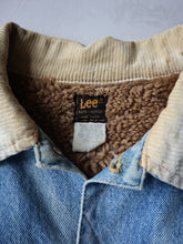 Load image into Gallery viewer, 1980&#39;s Distressed Lee Riders Lined Denim Jacket - L
