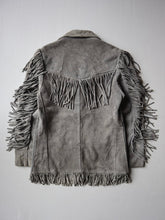 Load image into Gallery viewer, Schott Rancher Western Suede Leather Fringe Jacket - XS
