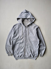Load image into Gallery viewer, 1970s Waffle Lined Zip Up Hoodie - M
