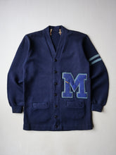 Load image into Gallery viewer, 1950s Wool Varsity Knit Cardigan - M
