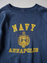 Load image into Gallery viewer, 1970s U.S Navy Annapolis Raglan Sweatshirt - M/L
