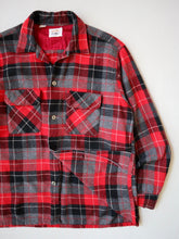 Load image into Gallery viewer, 1960/70s Golden Fleetline Wool &amp; Rayon Flap Pocket Shirt - M

