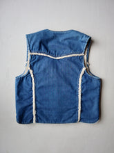 Load image into Gallery viewer, 1970s Wrangler Sherpa Lined Vest - M
