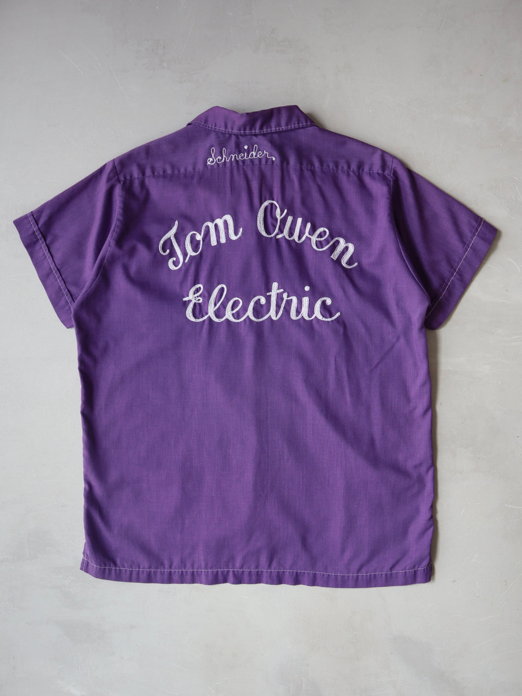1970s Hilton Chainstitched Women's Bowling Shirt - M