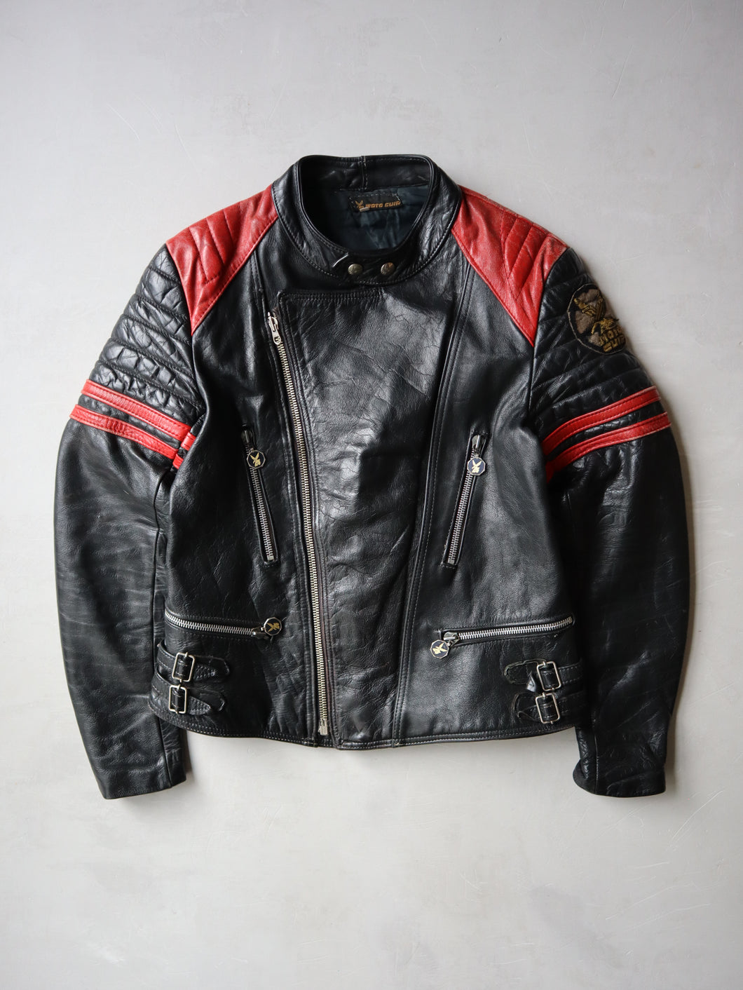 1970's Moto Cuir Paris Cafe Racer Leather Jacket - S