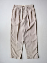 Load image into Gallery viewer, 1950s Haspel Drop Loop Striped Pleated Pants - 29"
