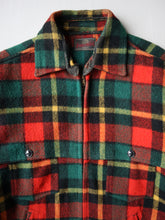 Load image into Gallery viewer, 1950s Johnson Woolen Mills Wool Plaid Cruiser Jacket - L
