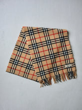 Load image into Gallery viewer, Burberry Nova Check Lambswool Scarf
