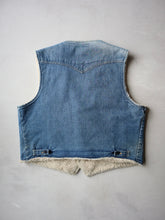 Load image into Gallery viewer, Lee Storm Rider Sherpa Lined Denim Vest - L
