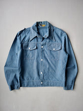 Load image into Gallery viewer, 1970s Selvedge Lightweight Denim Work Jacket - M
