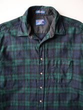 Load image into Gallery viewer, 1990s Pendleton Blackwatch Tartan Flannel Shirt - XL
