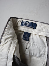 Load image into Gallery viewer, 1990&#39;s Polo Ralph Lauren Mini Houndstooth Pleated Pants - 34&quot;
