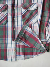 Load image into Gallery viewer, 1980s Five Brother Plaid Flannel Shirt - S
