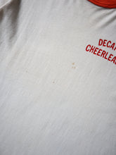 Load image into Gallery viewer, 1970s Distressed Decatur Cheerleader Ringer T-Shirt - S

