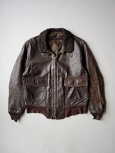 Load image into Gallery viewer, 1970s U.S Navy G-1 Leather Flight Jacket - M
