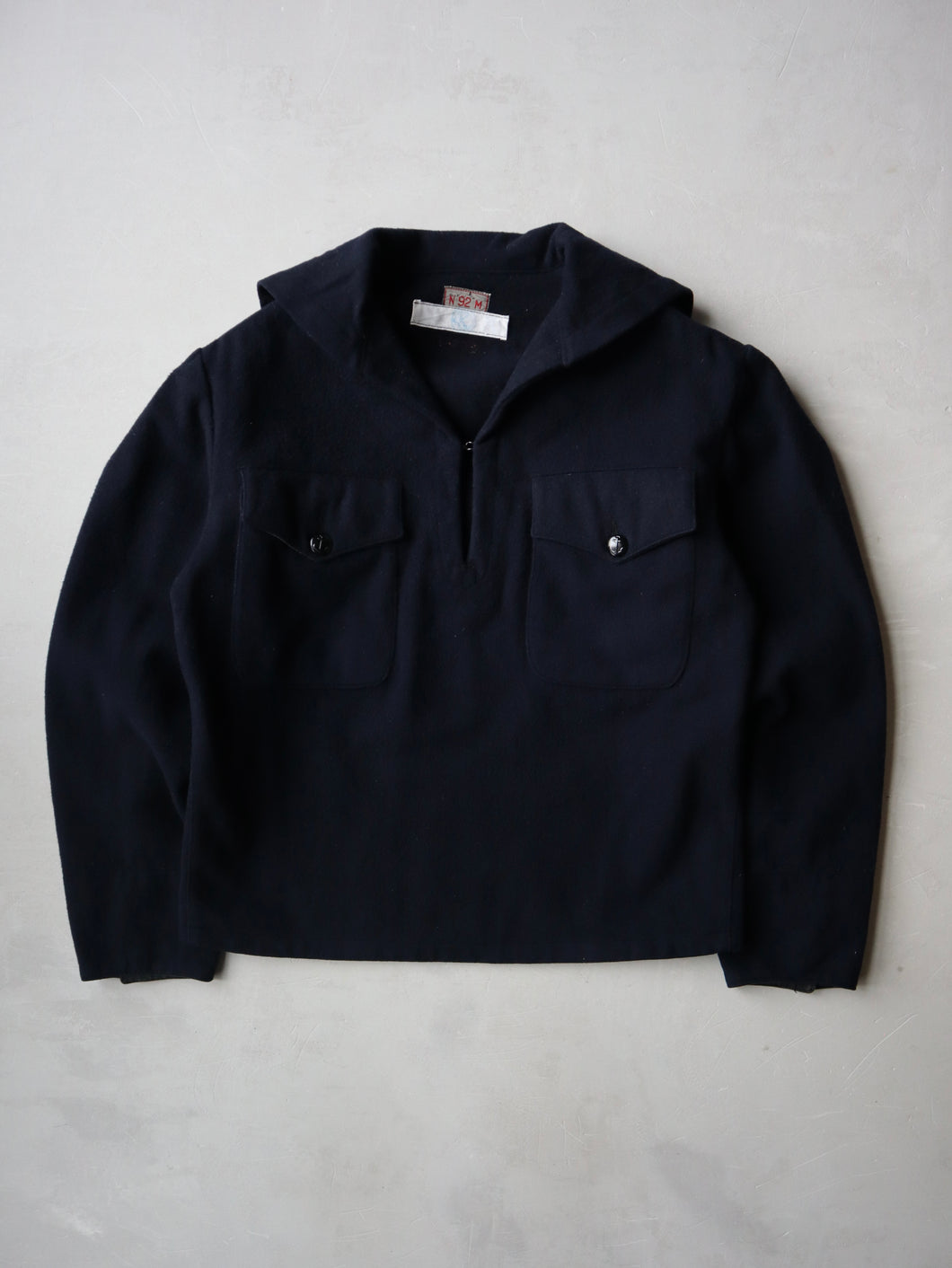 1960's Swedish Navy Wool Sailor Shirt - S