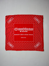 Load image into Gallery viewer, 1970s Made in USA 100% Cotton Osh Kosh B'Gosh Bandana

