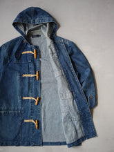 Load image into Gallery viewer, 1980&#39;s Made in USA Polo Ralph Lauren Nautical Duffle Denim Jacket - M - L/XL
