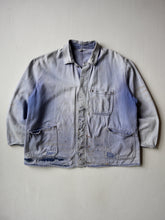 Load image into Gallery viewer, 1960s Thrashed &amp; Faded French Chore Jacket - M/L
