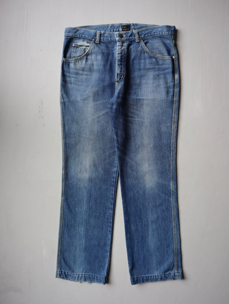 1970s Distressed Lee Denim Jeans - 35