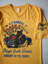 Load image into Gallery viewer, 1980s Sturgis Black Hills Motorcycle Rally &amp; Race Jersey T-Shirt - XS
