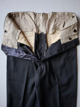 Load image into Gallery viewer, 1940s Euro Wool Buckleback Work Pants - 32"

