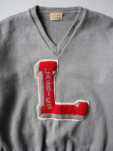 Load image into Gallery viewer, 1940s Lassies Varsity Wool Knit Sweater - S
