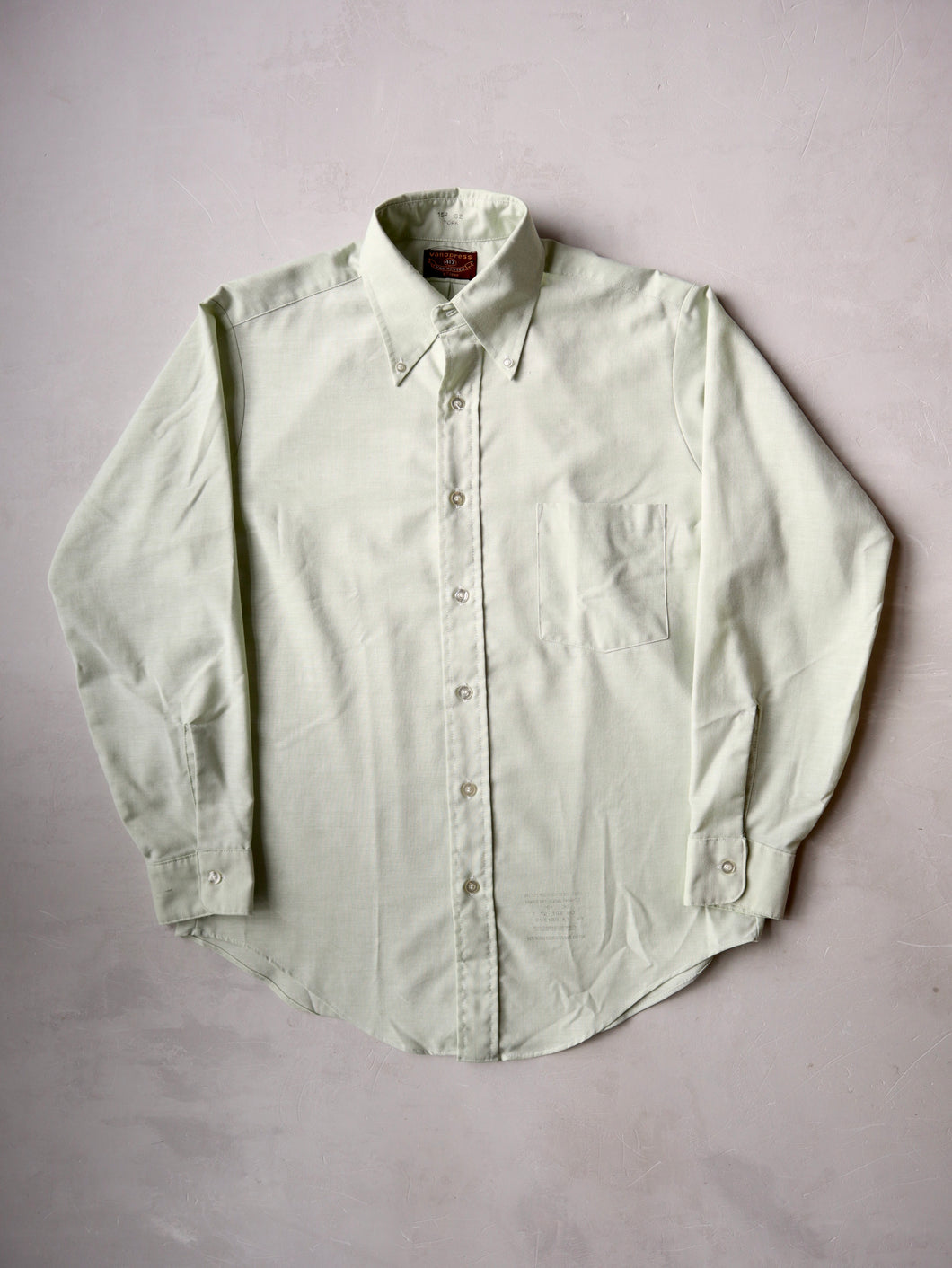 1970s Van Heusen Vanopress Oxford Shirt - M