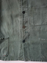 Load image into Gallery viewer, 1970s Faded Green German Workwear Jacket - M/L
