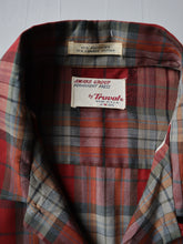 Load image into Gallery viewer, 1960s Plaid Loop Collar Shirt by Truval - M

