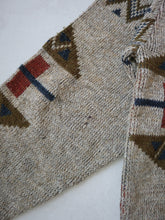 Load image into Gallery viewer, 1980s Geometric Knit Sweater - M
