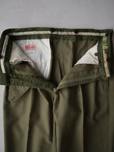 Load image into Gallery viewer, 1970&#39;s Wool Blend Pleated Uniform Pants - 33&quot;
