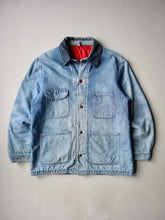Load image into Gallery viewer, 1970s Distressed Wrangler Denim Chore Jacket - L

