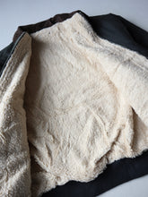 Load image into Gallery viewer, Waxed Bomber Jacket with Corduroy Collar - XL

