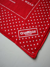 Load image into Gallery viewer, 1970s Made in USA 100% Cotton Osh Kosh B'Gosh Bandana
