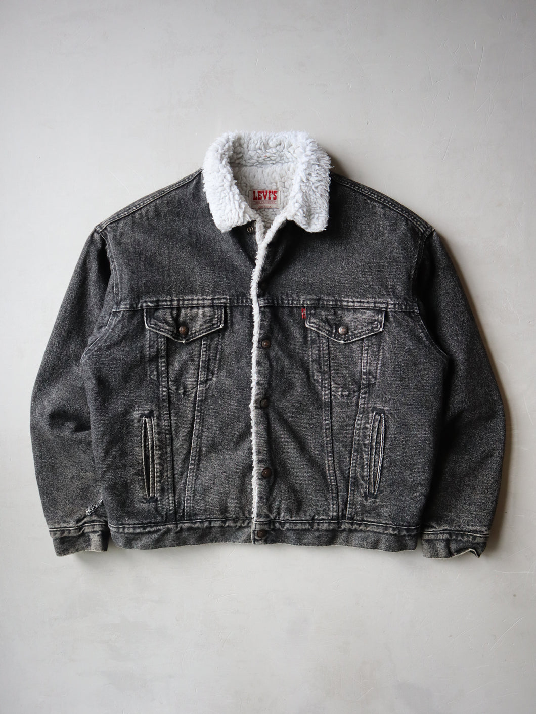 1980s Levi's Sherpa Lined Denim Jacket - L