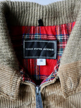 Load image into Gallery viewer, 1970s Saks Fifth Avenue Corduroy Harrington Jacket - S

