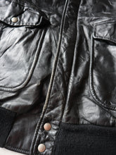 Load image into Gallery viewer, 1980s Distressed Cooper Type G-1 Leather Jacket - M/L

