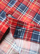 Load image into Gallery viewer, 1970s Distressed Sears Plaid Flannel Shirt - M
